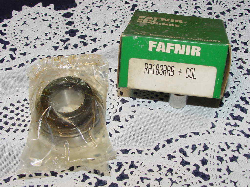 Fafnir RA103RRB+COL Ball Bearing Insert, 1.25″ Bore, 2.44″ OD, 1.4″ Width, NOS