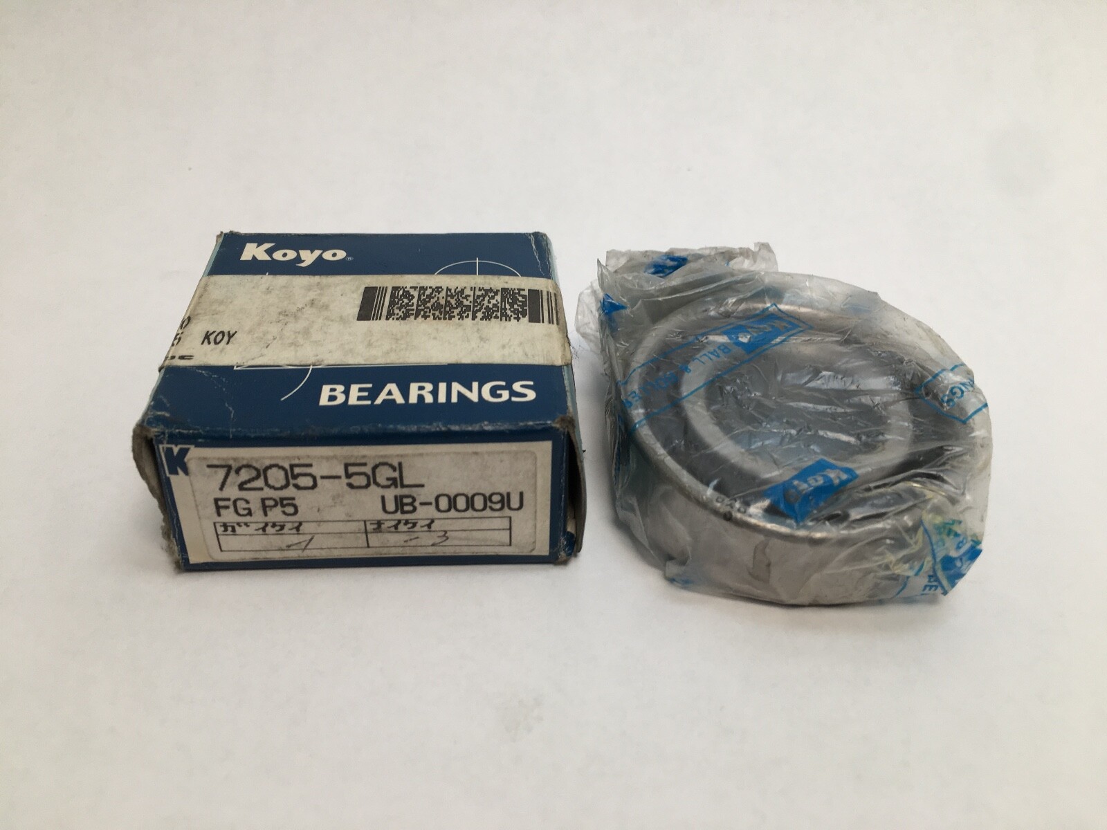 Koyo 7205-5GL-P5 Bearing 25x52x15mm 7205 7205 5-GL/UL P5 ABEC5 Japan
