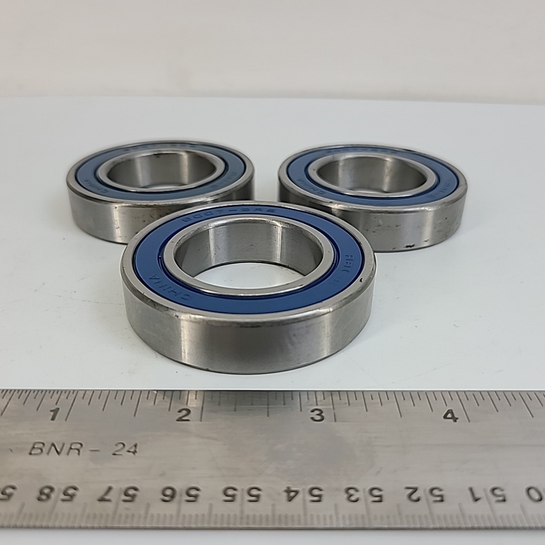 RBI-E 6007-2RS Sealed Single Row Ball Bearing PACK OF 3