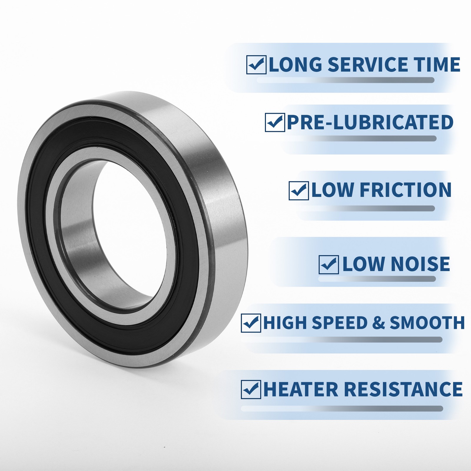 6211DDU and ball bearings 55x100x21mm 1 piece wheel for scooter and skateboard