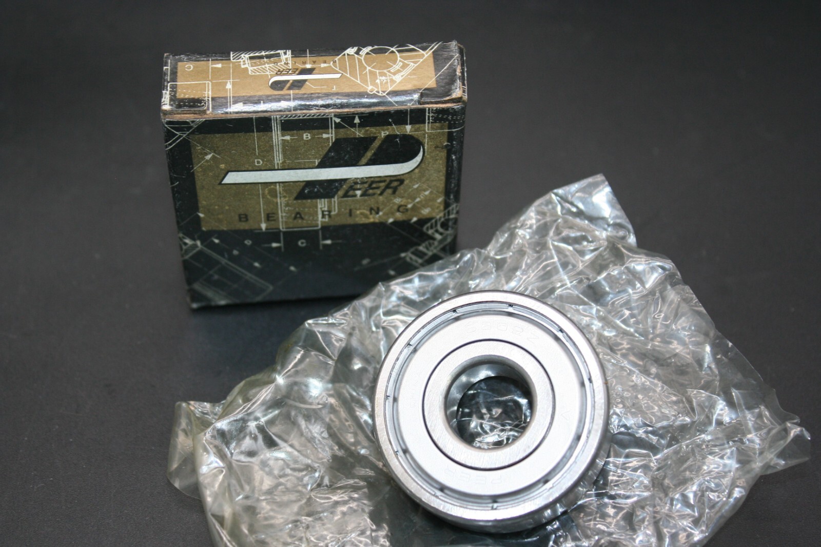 One (1) Peer 6302-ZZ-C3 Deep Groove Bearing 15MM ID China NEW
