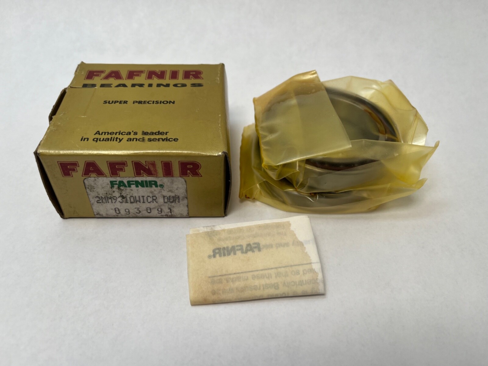 Fafnir 2MM9310WI-DUM Bearing 50x72x12 mm 7910-C 2MM 9310 WI CR DUM USA 2 Pcs