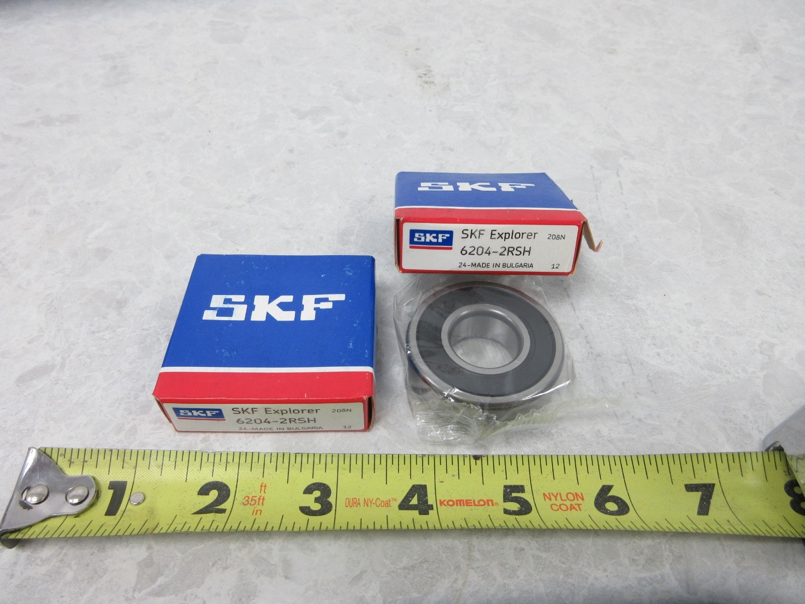 LOT OF 2 SKF 6204-2RSH BALL BEARING, IA0441