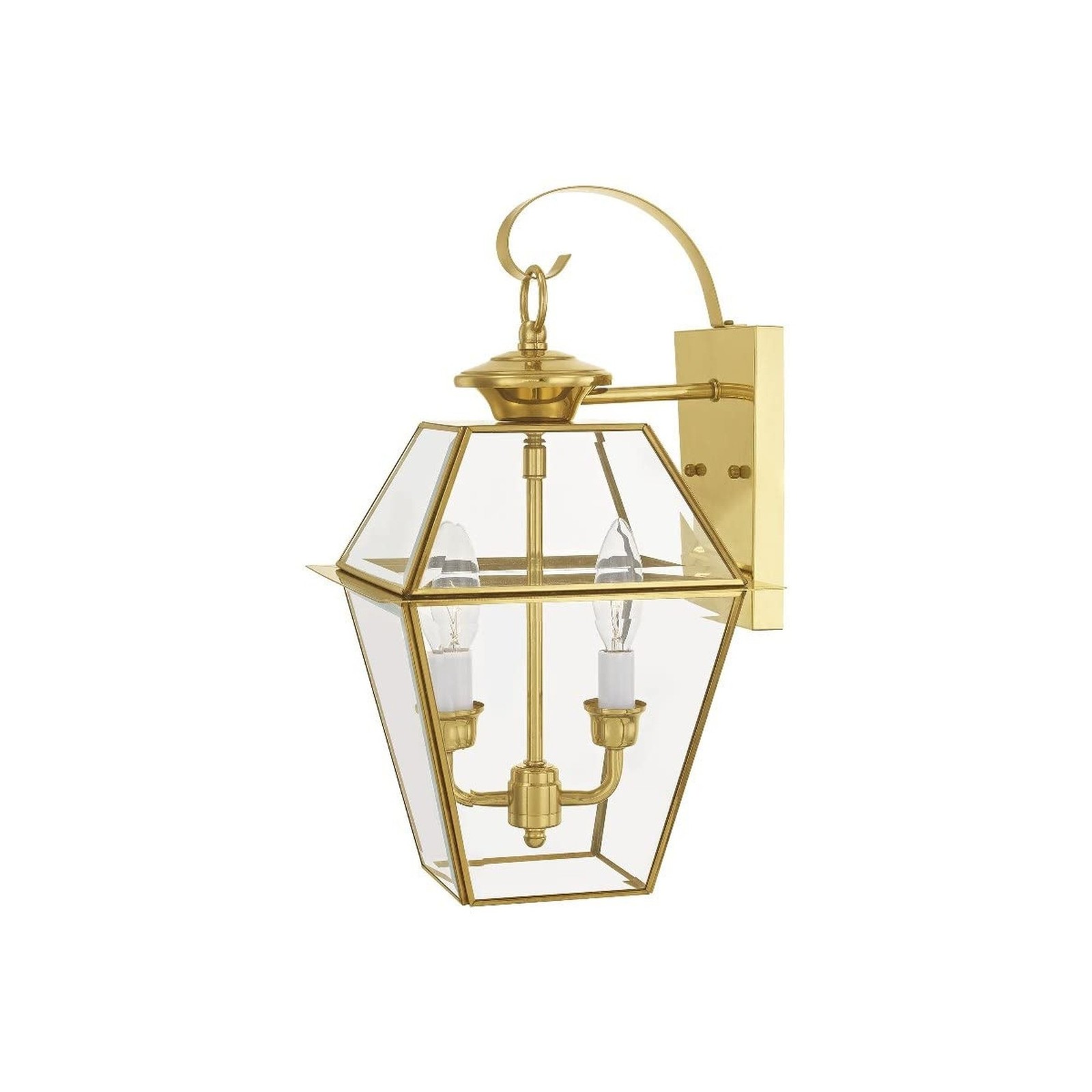 Livex Lighting 2281-07 Westover 2-Light Outdoor Wall Lantern, Bronze, 16.5″ x…