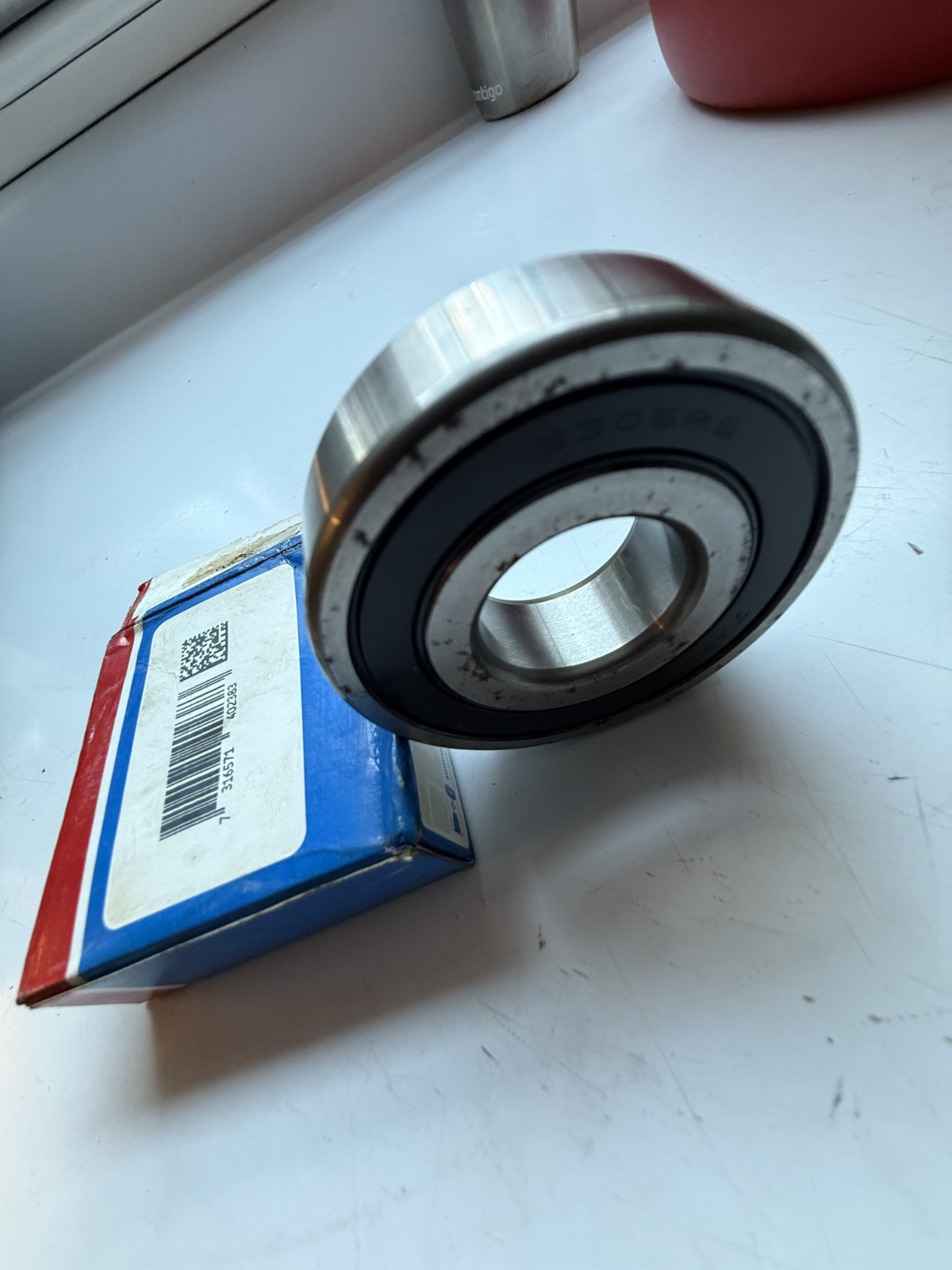 Koyo 6305RS C3 (SKF 6206-2RS1/C3) Bearing, 30x62x16mm, open box, made in Japan