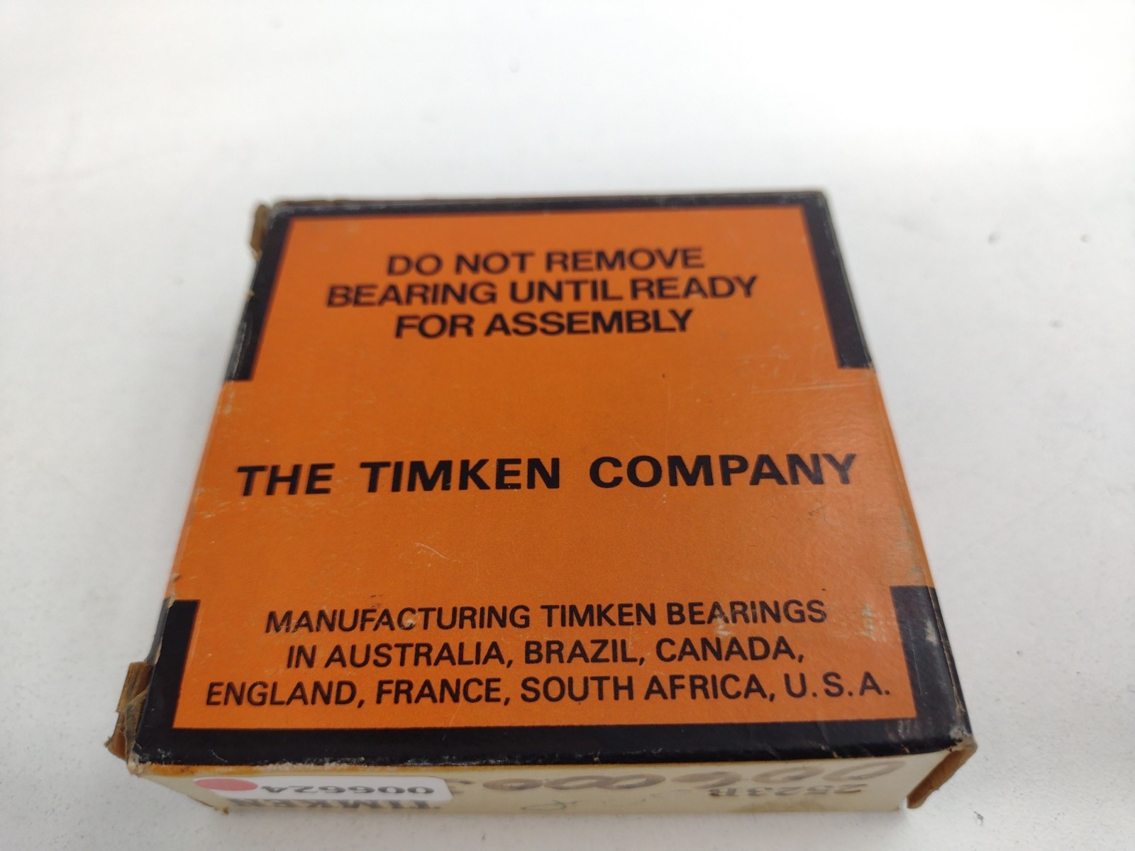 *** Timken 2523B Tapered Roller Bearing Single Flanged Cup 2.7500 inch OD