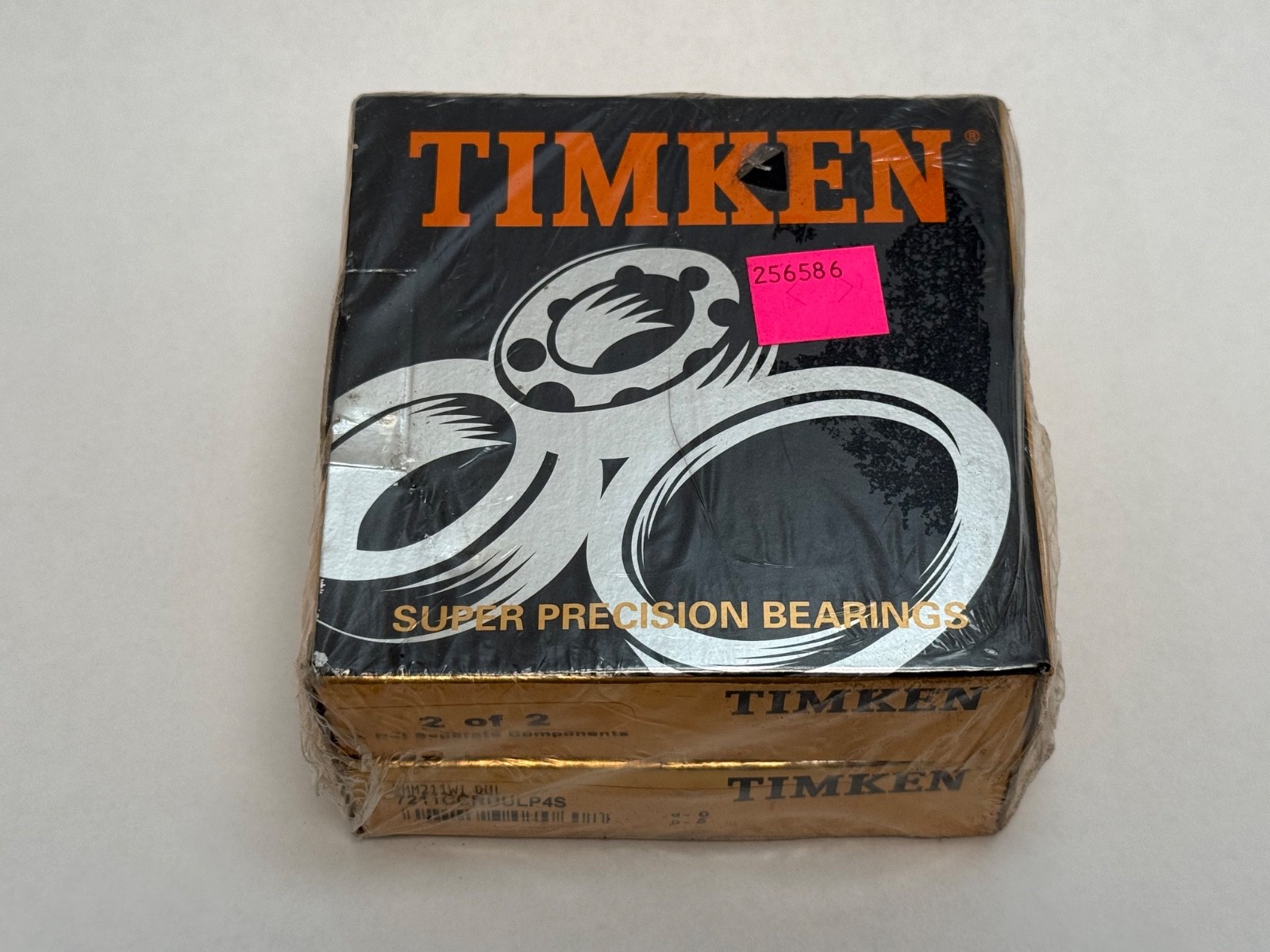 Timken 2MM211WI-DUL Angular Bearing 55x100x21mm 7211CCRDULP4S 2 Pcs