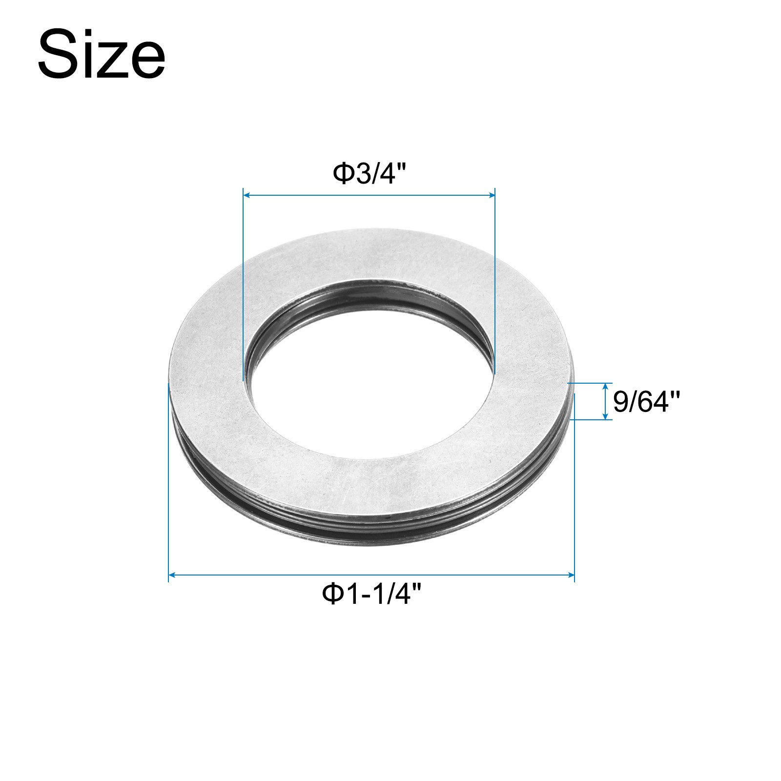 4 Sets NTA1220+2TRA Thrust Needle Roller Bearings 3/4×1-1/4×5/64, P5 (ABEC 5)