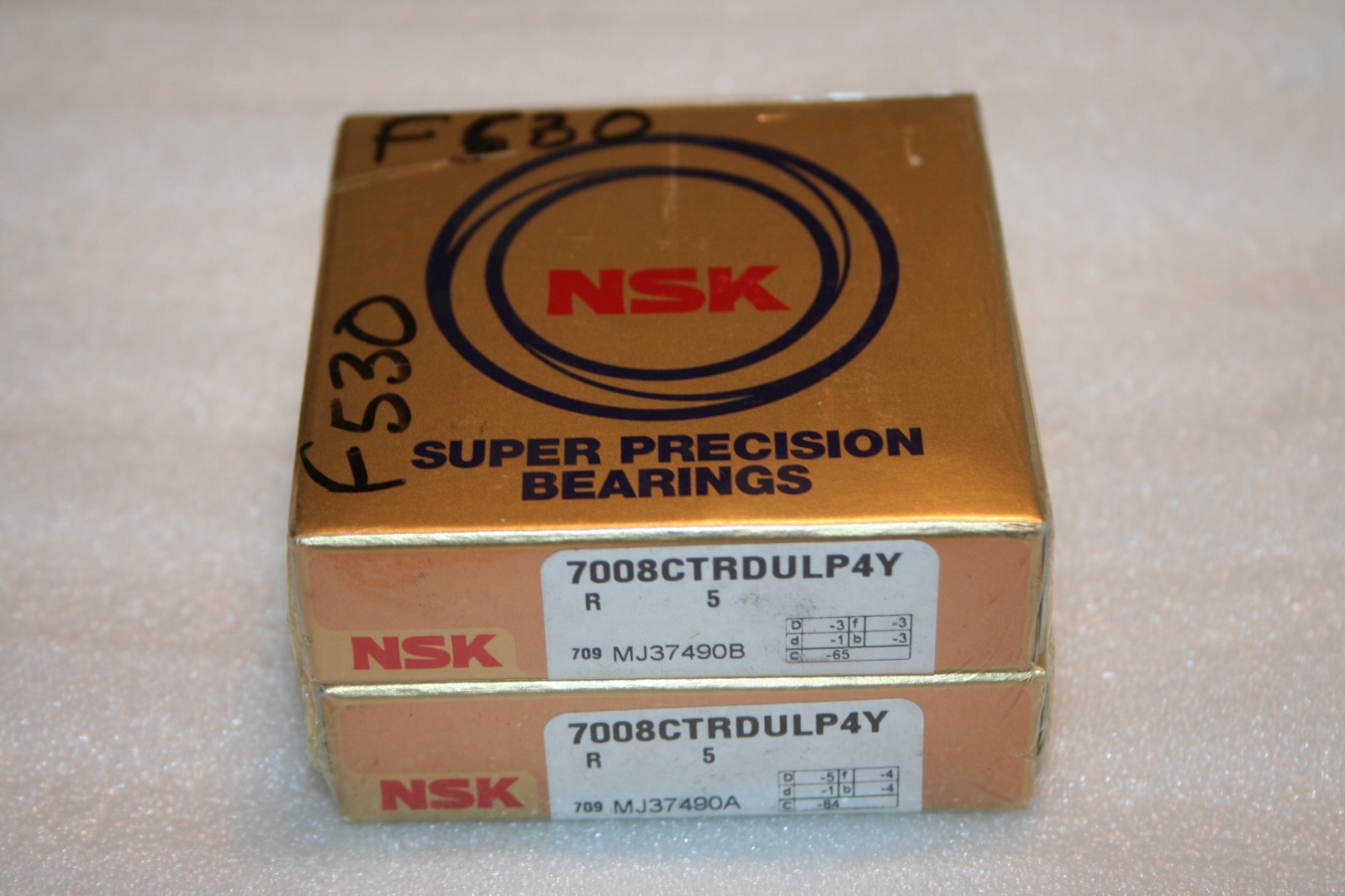 (Matched Set of 2) GENUINE NSK 7008 CTRDULP4Y Super Precision Bearings * NEW *