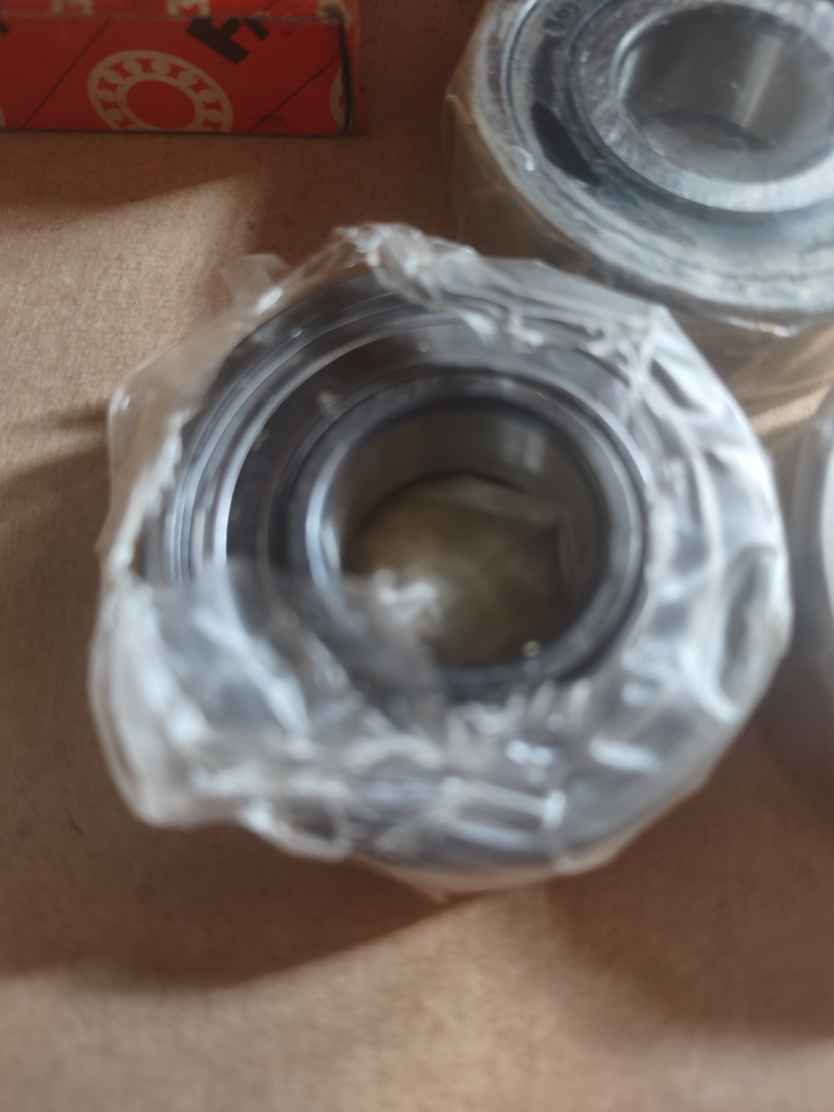 6203 FAG roller bearing Lot of 3 pc.s 2 with steel shields 1 with rubber
