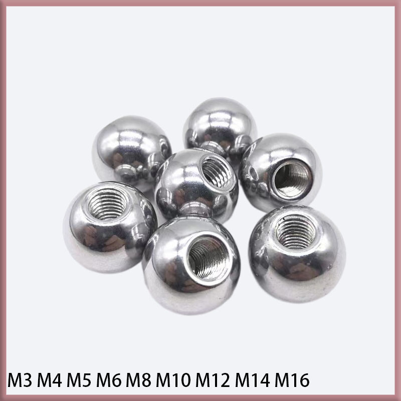 304 Stainless Steel Ball Half Thread Steel Ball M3 M4 M5 M6 M8 M10 M12 M14 M16