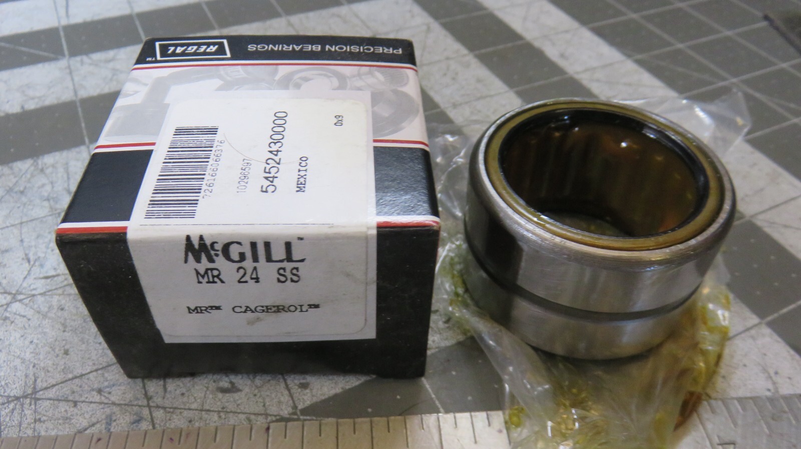 McGill MR-24SS Needle Roller Bearing 1.500″ Bore 2.0625″ OD 1.25″ Wide
