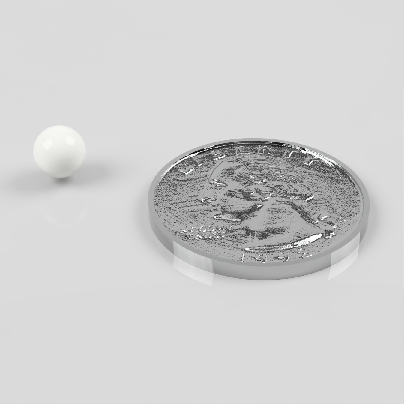 6mm ZrO2 Zirconium Oxide Ceramic Ball Bearings G5