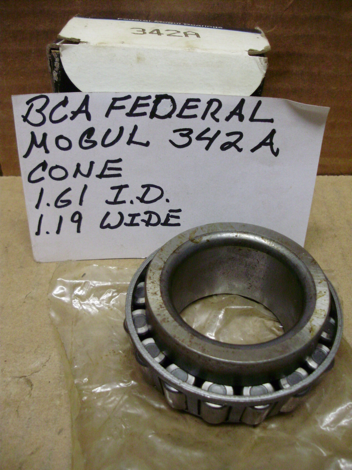 BCA, Federal Mogul, Bower, NDH, Roller Bearings, Cones and Races