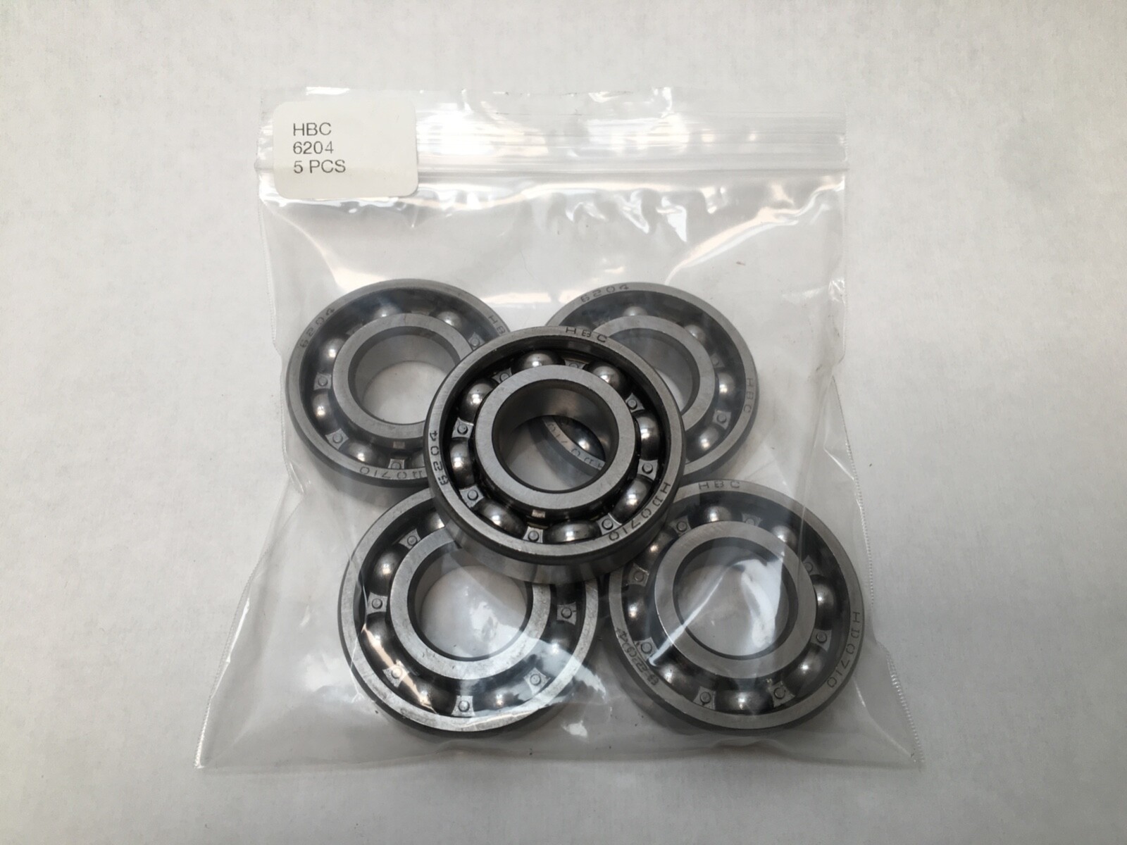 5 pcs HBC 6204 Bearing Open 20x47x14 mm 6 204 HD0710