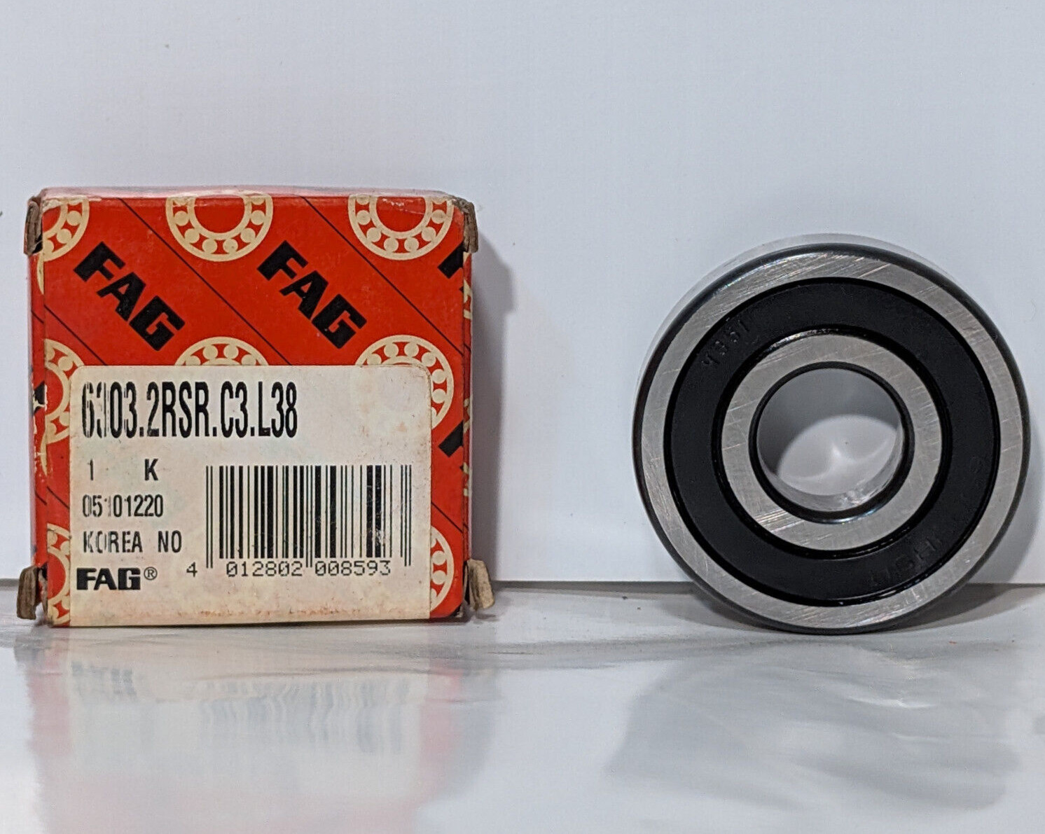 Lot of 4: FAG 6303.C3 Deep Groove Bearings, H278-2020.HB, 05101220