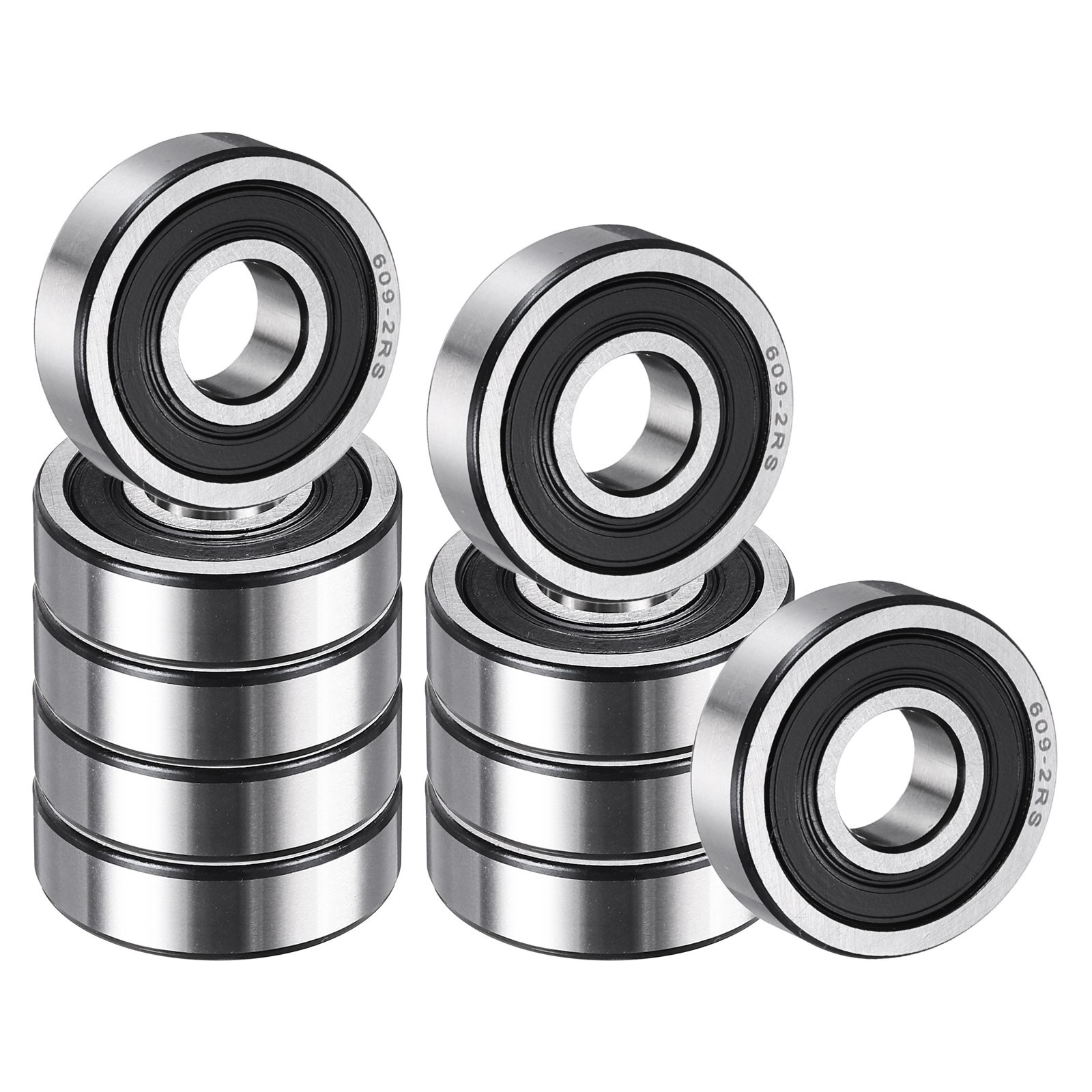 10pcs ball bearings 9x24x7mm 609 2RS, for ABEC5
