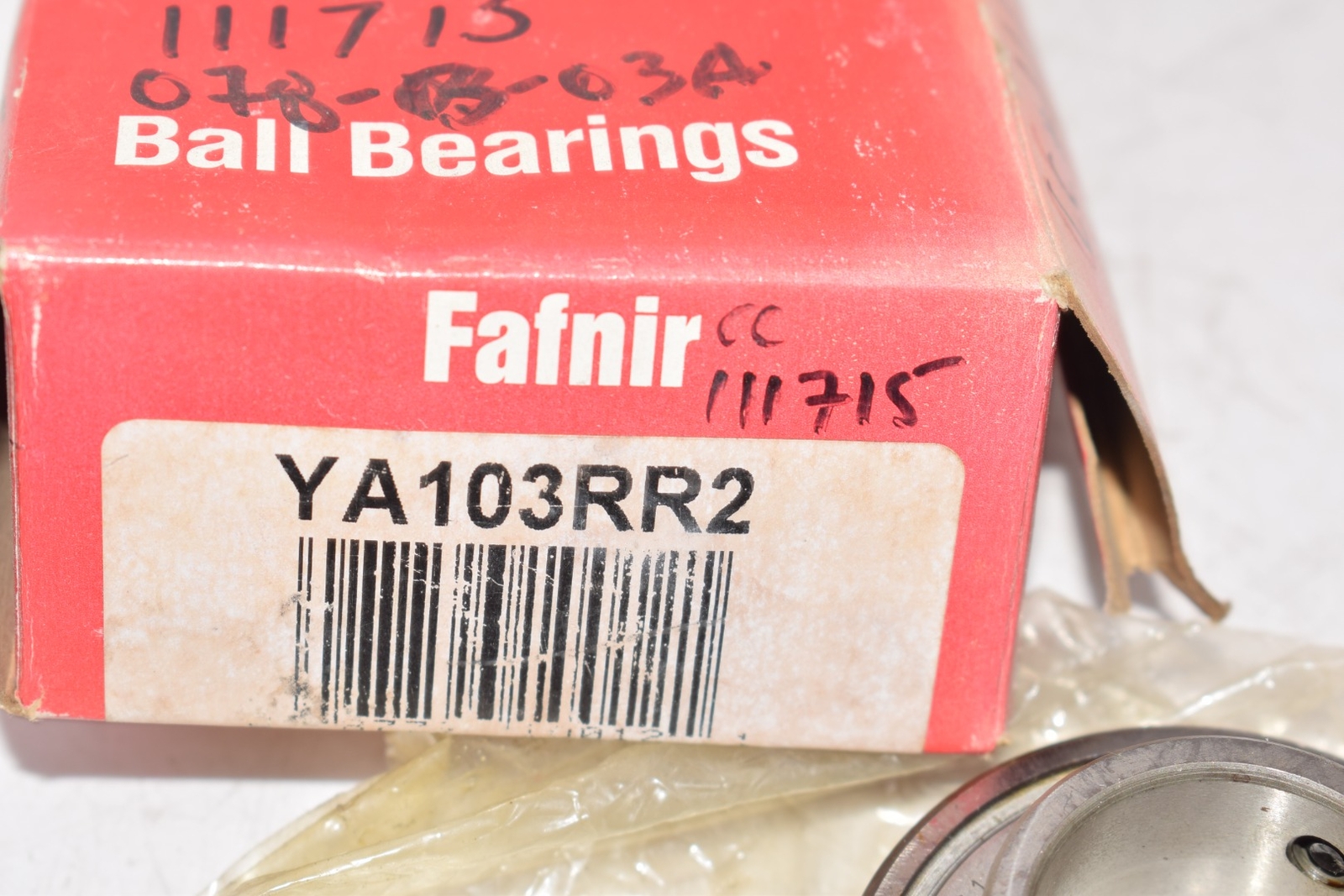 NEW Timken Fafnir YA103RR2 Ball Insert Bearing 1.2500 in shaft x 2.441 in OD