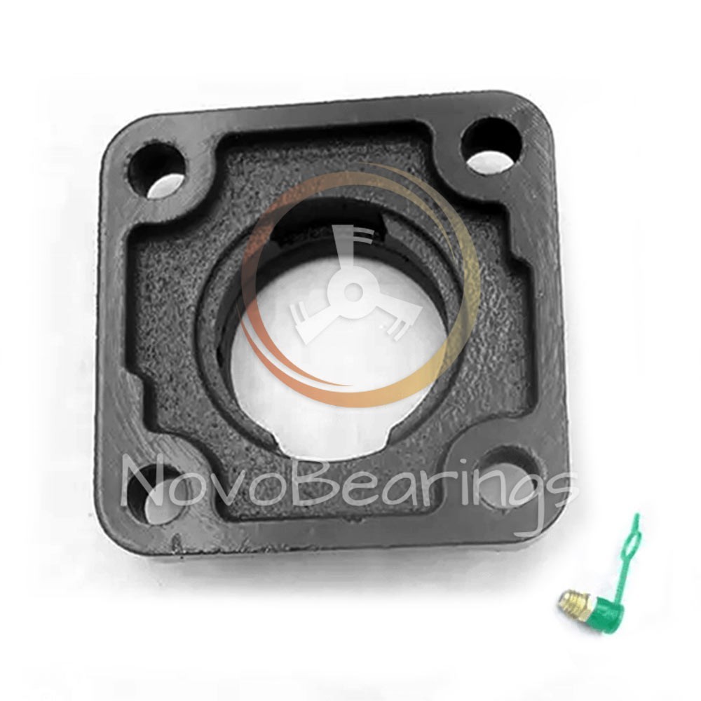 FE210 Square 4-bolt Flanged housing for xx210 insert ball bearings by SNR EUW