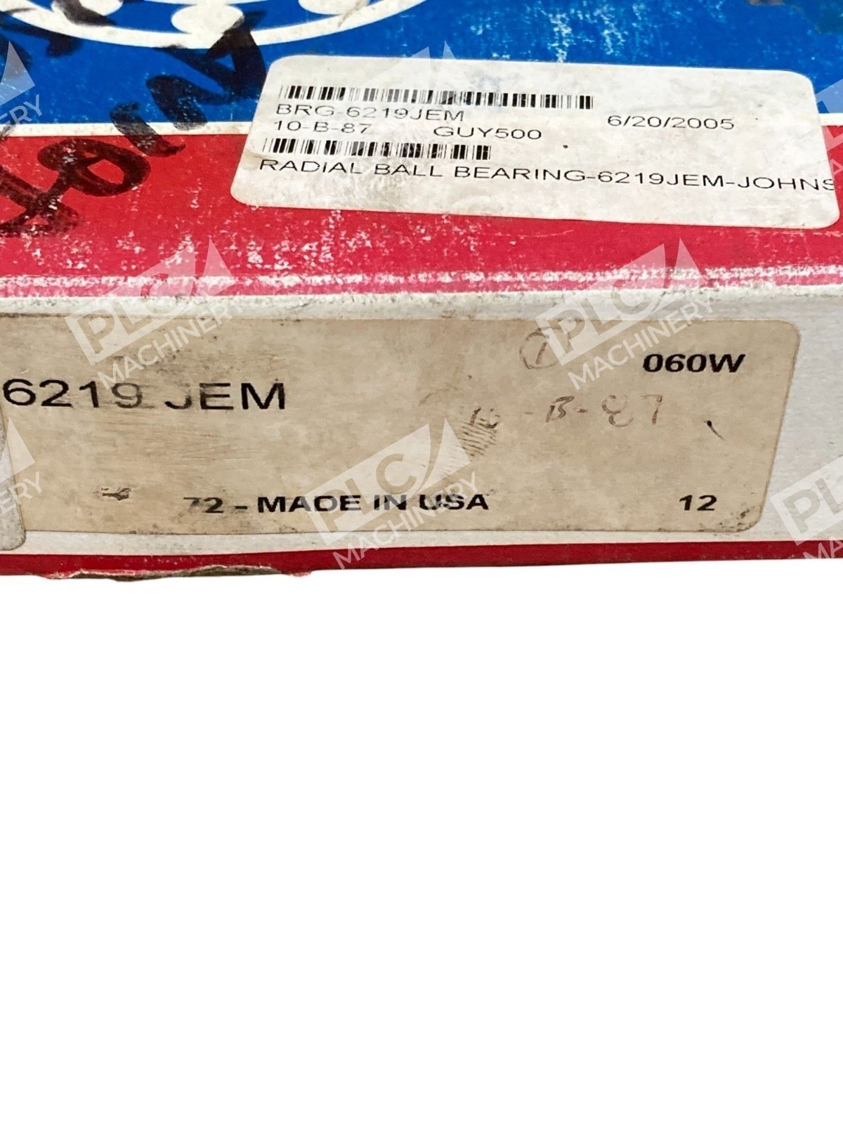SKF 060W Deep Bore Groove Ball Bearing 6219 JEM