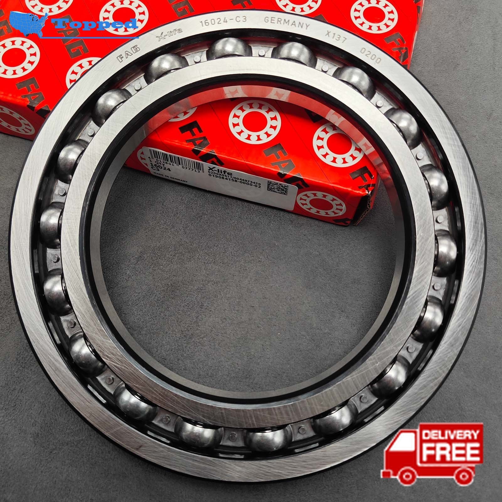 Brand new Single Row Ball Bearing 16024-C3 for FAG 16024 C3 120x180x19