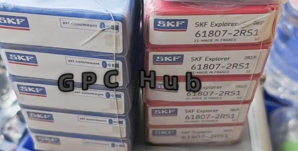 1PC NEW SKF 61807-2RS1 single row deep groove ball bearing Fast shipment