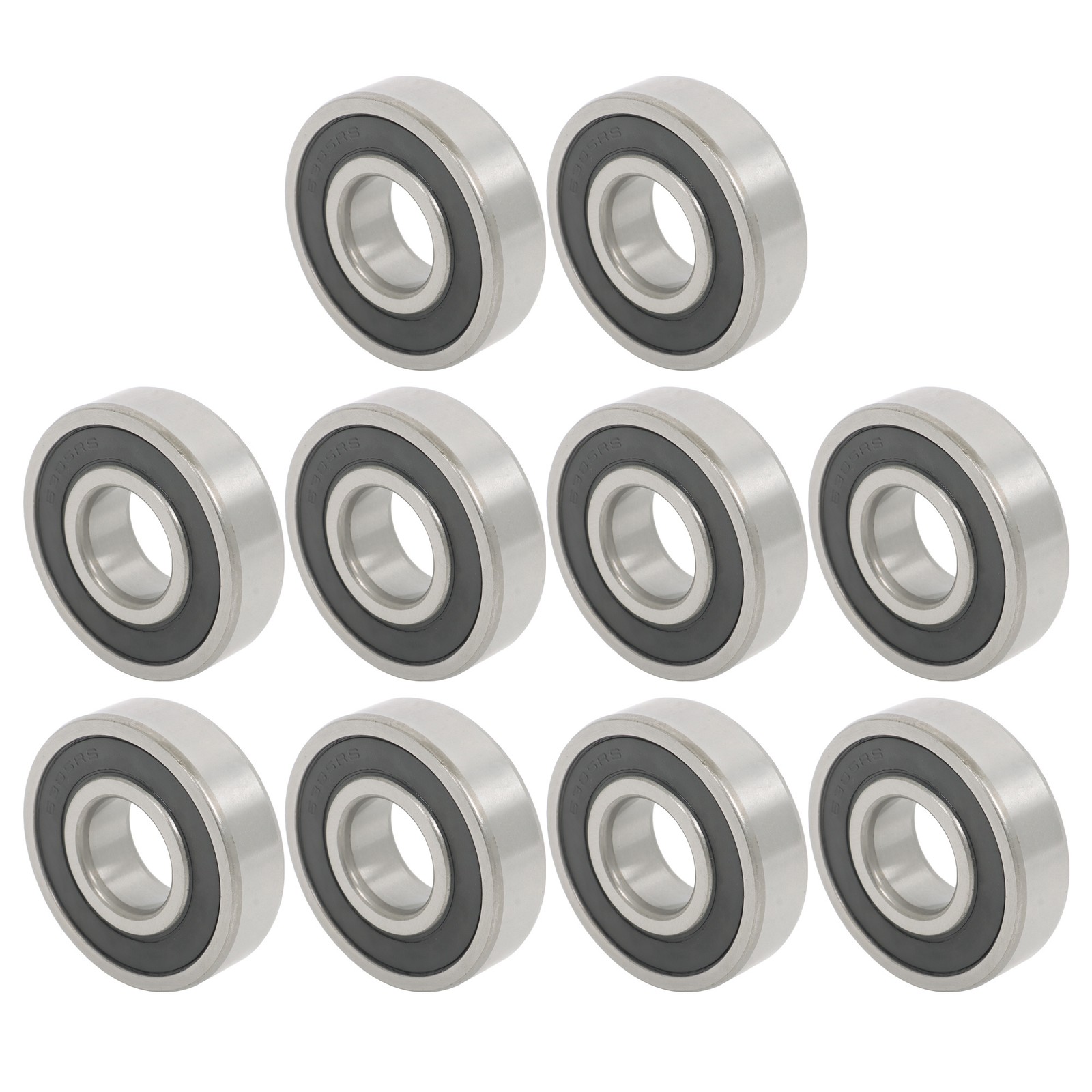 10 Pcs 6305 2RS C3 Bearing 25x62x17mm Premium Quality Double Rubber Sealed