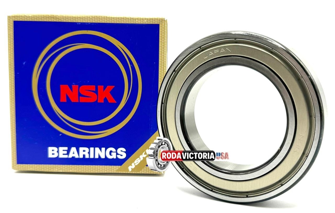 NSK 6011 ZZ C3 DEEP GROOVE BALL BEARING, METAL SHIELDED 55x90x18 mm