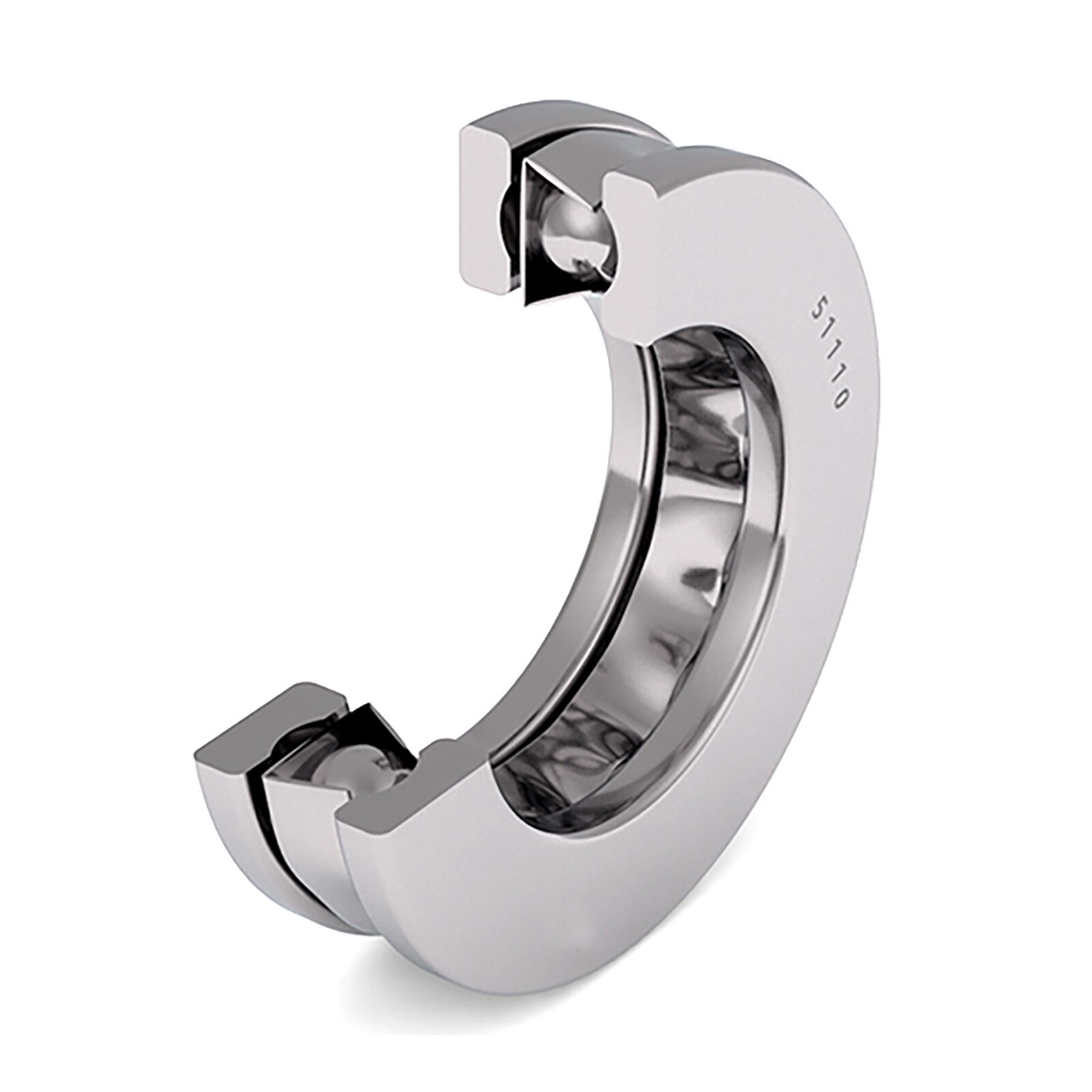 ID 3mm-110mm Thrust Ball Bearing High Precision Flat Thrust Ball Bearings 3 Part