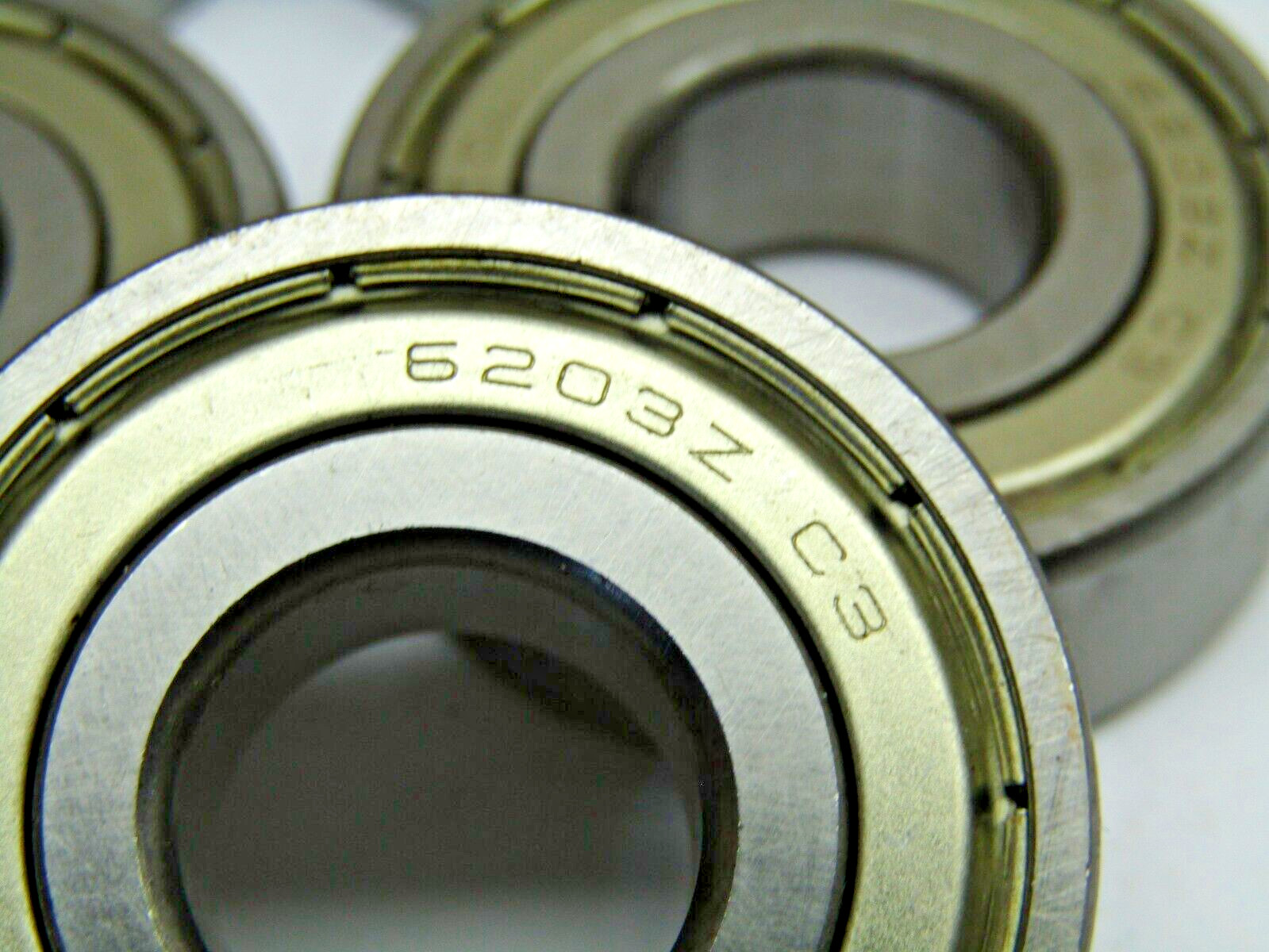 (Lot of 5) TOL 6203-ZZ C3 17mm X 40mm X 12mm Metal Shielded Bearing