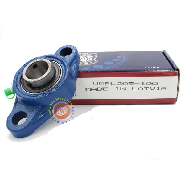 UCFL205-100 Two-Bolt Cast Iron Flange Bearing Unit 1" ID – Baltic Bearing