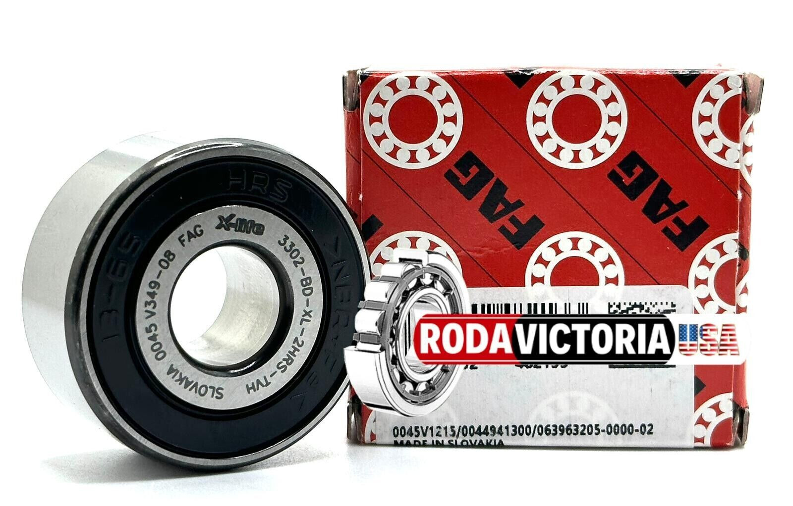 FAG 3302 BD XL 2HRS TVH C3 ANGULAR CONTACT BEARING, RUBBER SEALED 15x42x19mm
