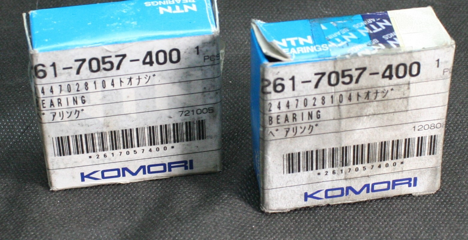 One (1) NTN NUP304 Cylindrical Roller Bearing 20MM Bore Japan