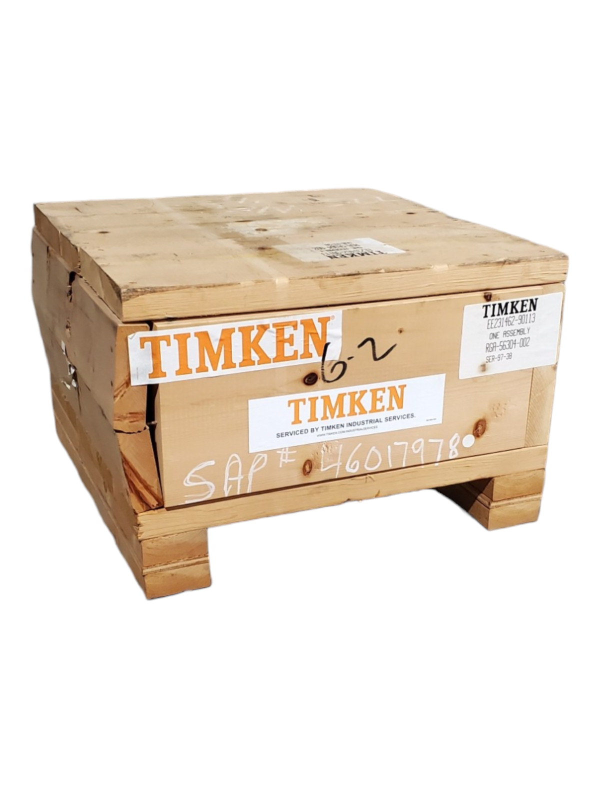 Timken EE231462-90113 Tapered Roller Bearing Assembly 19-3/4″OD 14-5/8″BD 6-1/8″