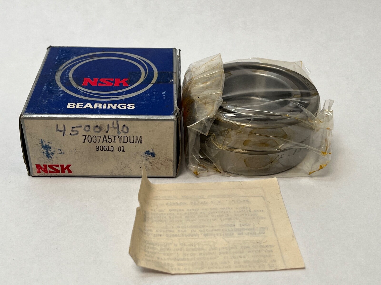 NSK 7007A5TYDUM Bearing 35x62x14 mm 7007E 7007-A5-TY-DUM Japan 2 Pcs
