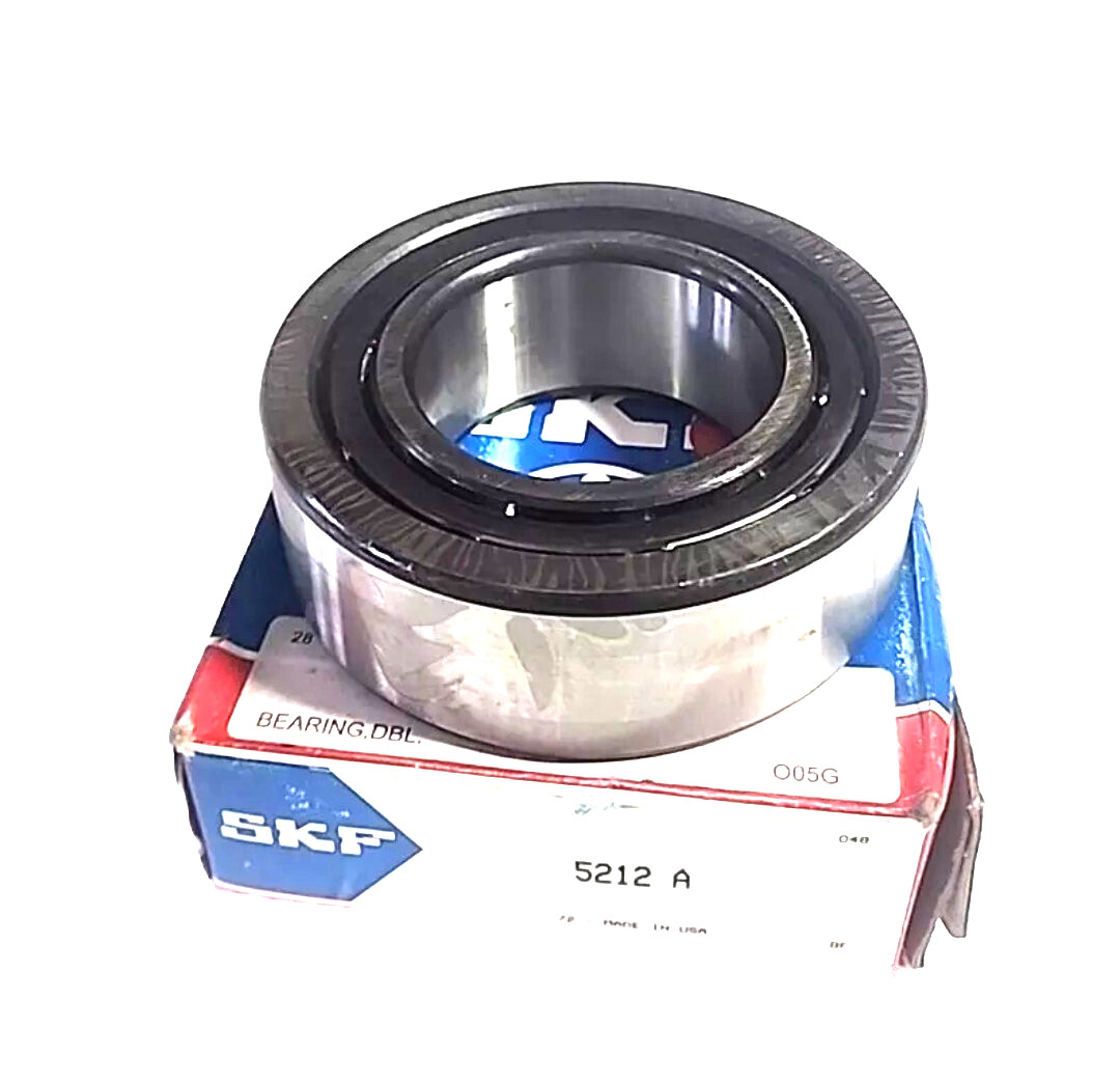 SKF 5212A 60mm X 110mm X 1-7/16″ Angular Contact Bearing Made in USA