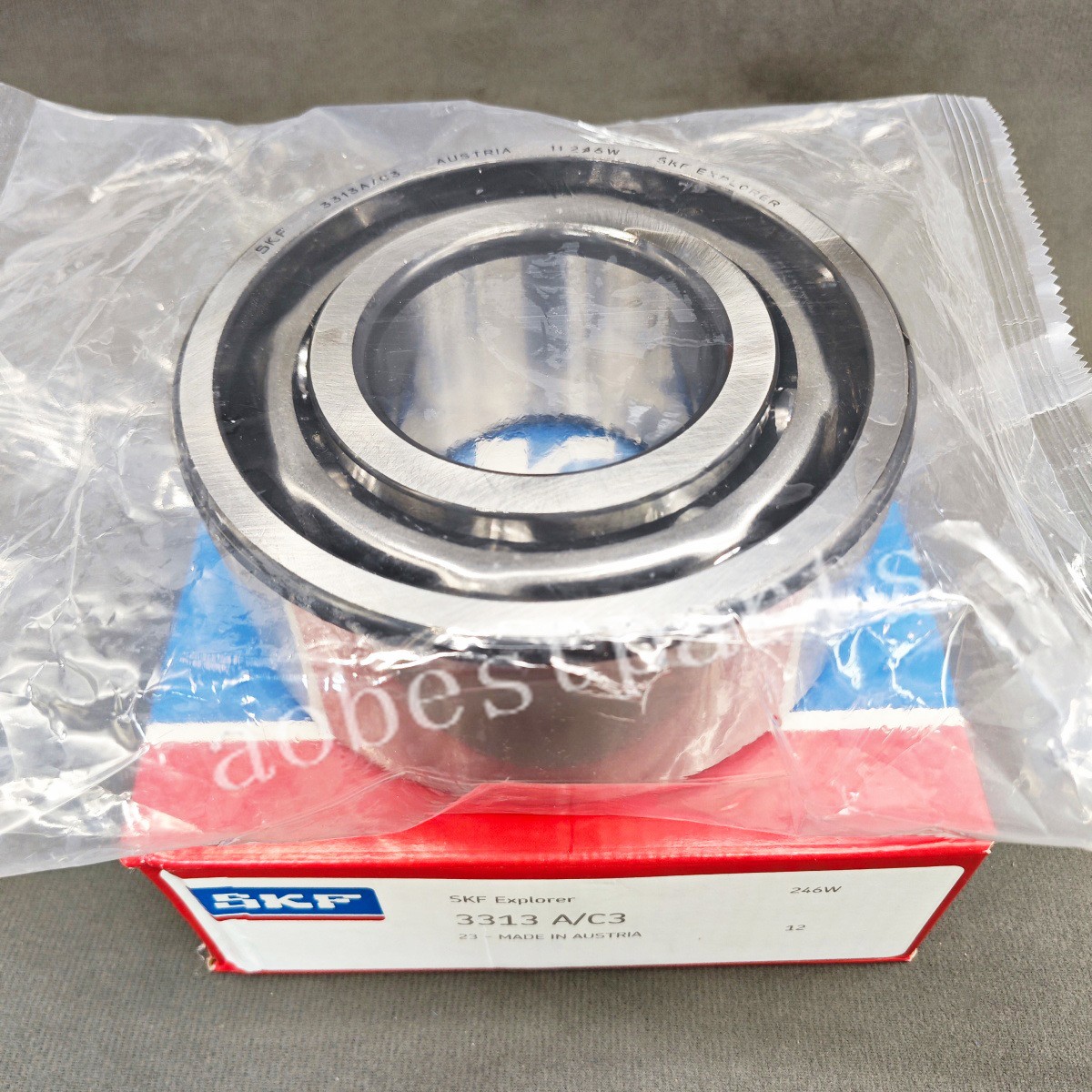 1X New Double Row Angular Contact Ball Bearing for SKF 3313 A/C3 65x140x58.7mm