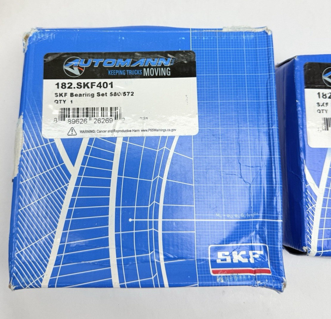 Set Of 2, SKF Bearings, 1, 182.SKF401 and 1, 182.SKF406