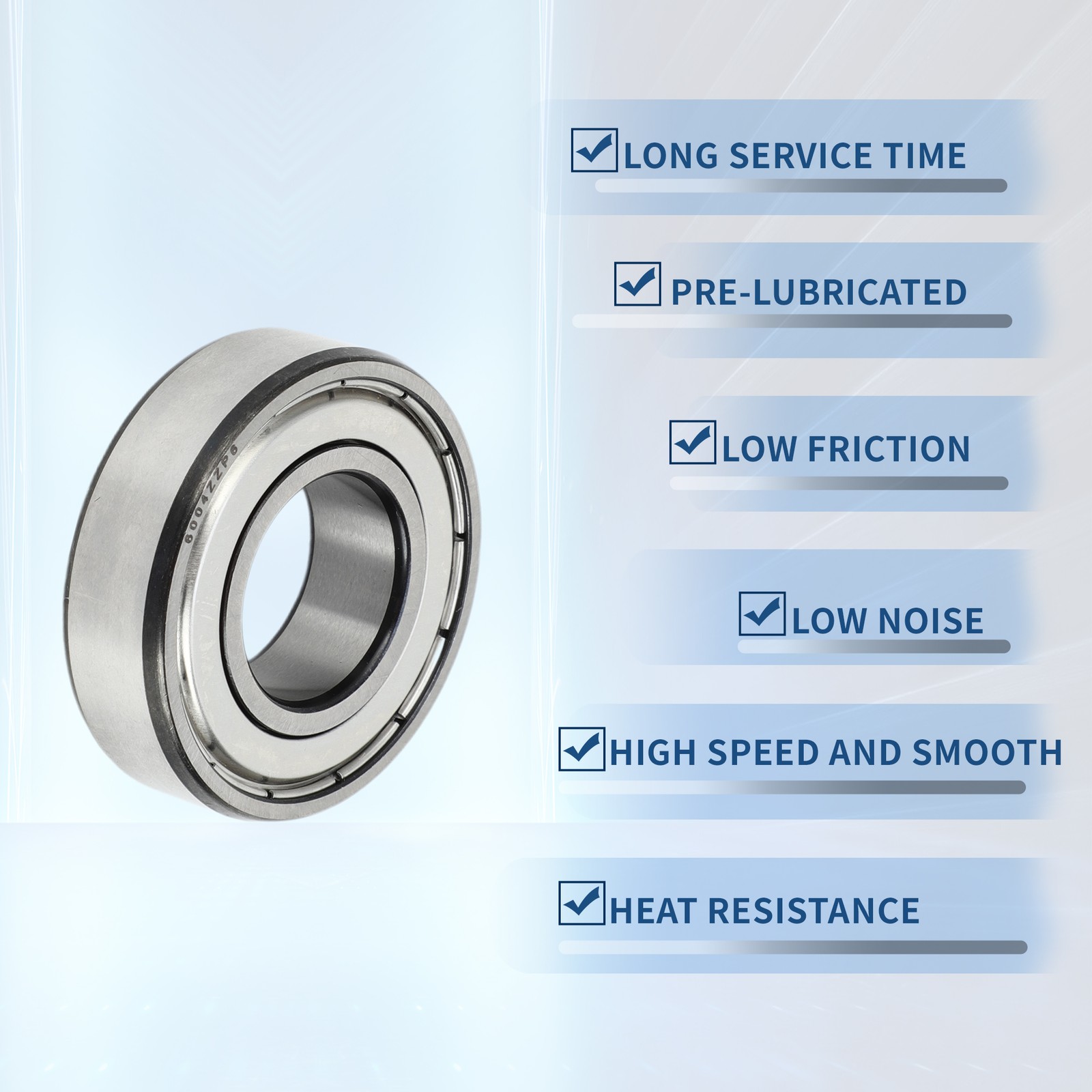 6004ZZ Deep Groove Ball Bearings 20x42x12mm Scooter Skateboard Wheel