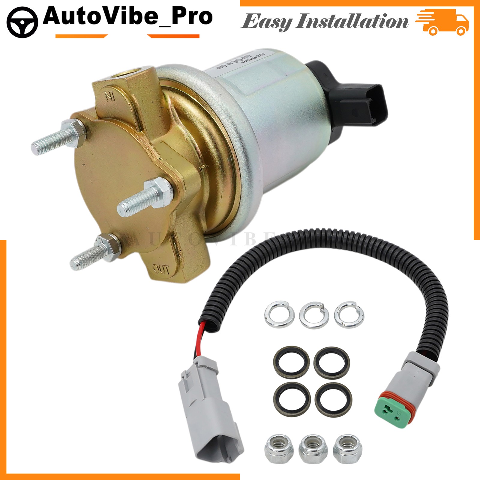 US 24V Fuel Transfer Pump Fuel lift Pump For QSB5.9 4935731 4932708 4943049 NEW