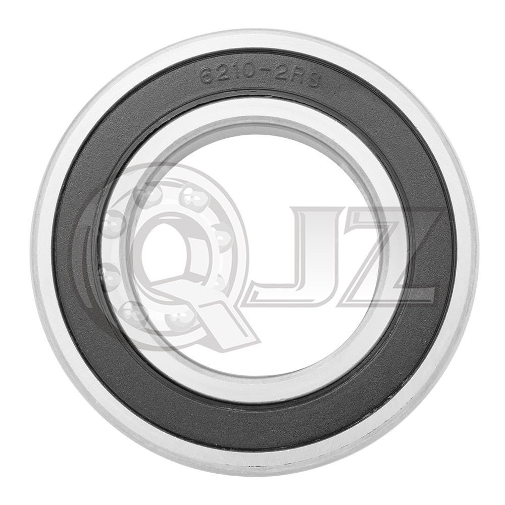 [Qty.8] 6210-2RS Radial/Deep Groove Ball Bearing [50 mm ID x 90 mm OD x 20 mm W]