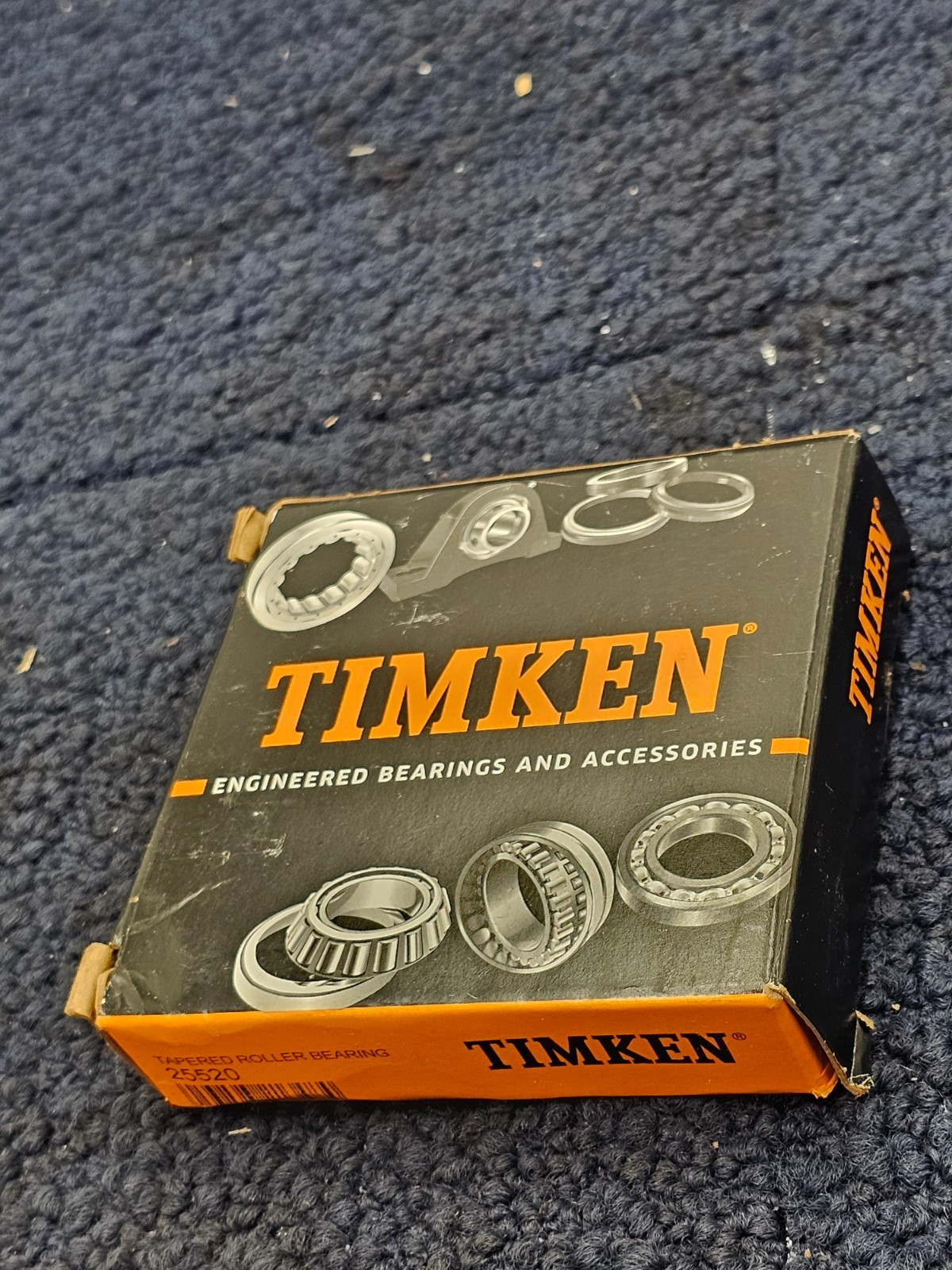 (QTY 2) TIMKEN 25520 Tapered Roller Bearing Cup 82.931 mm OD x 19.05 mm Width