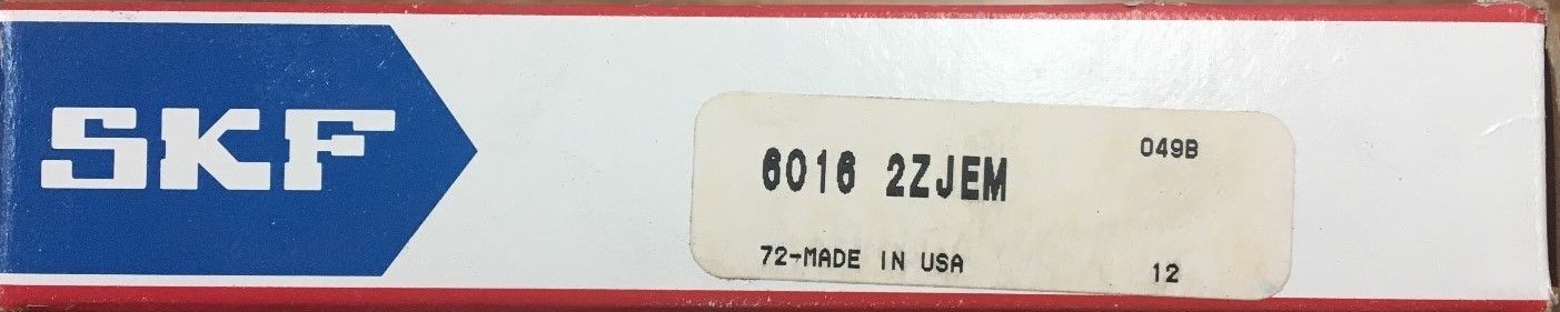 6016-2Z C3 (JEM) SKF Bearing 80x122x22 (mm)