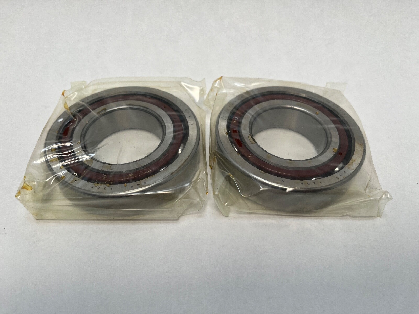 SNR 7208CDUJ74 Bearing 40x80x18 mm 7208-C-T-DUL-P4 7208-C-DU-J74 France 2 Pcs