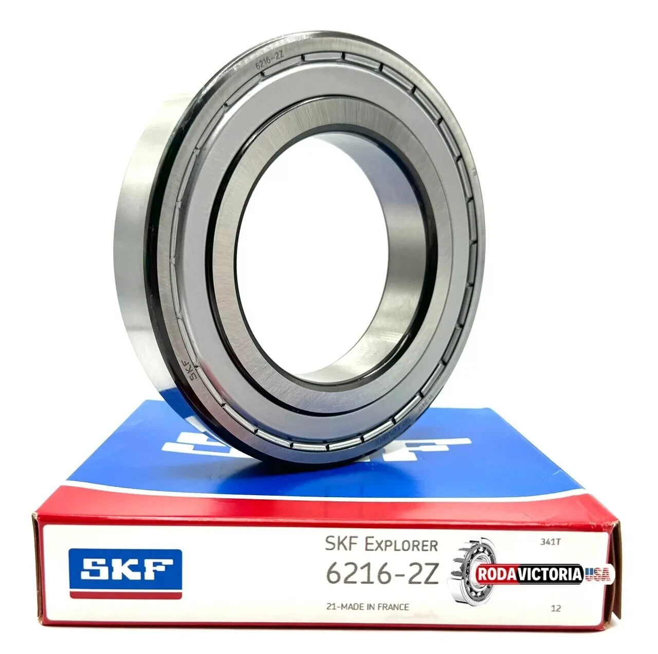 SKF 6216 ZZ DEEP GROOVE BALL BEARING, METAL SHIELDED 80x140x26 mm