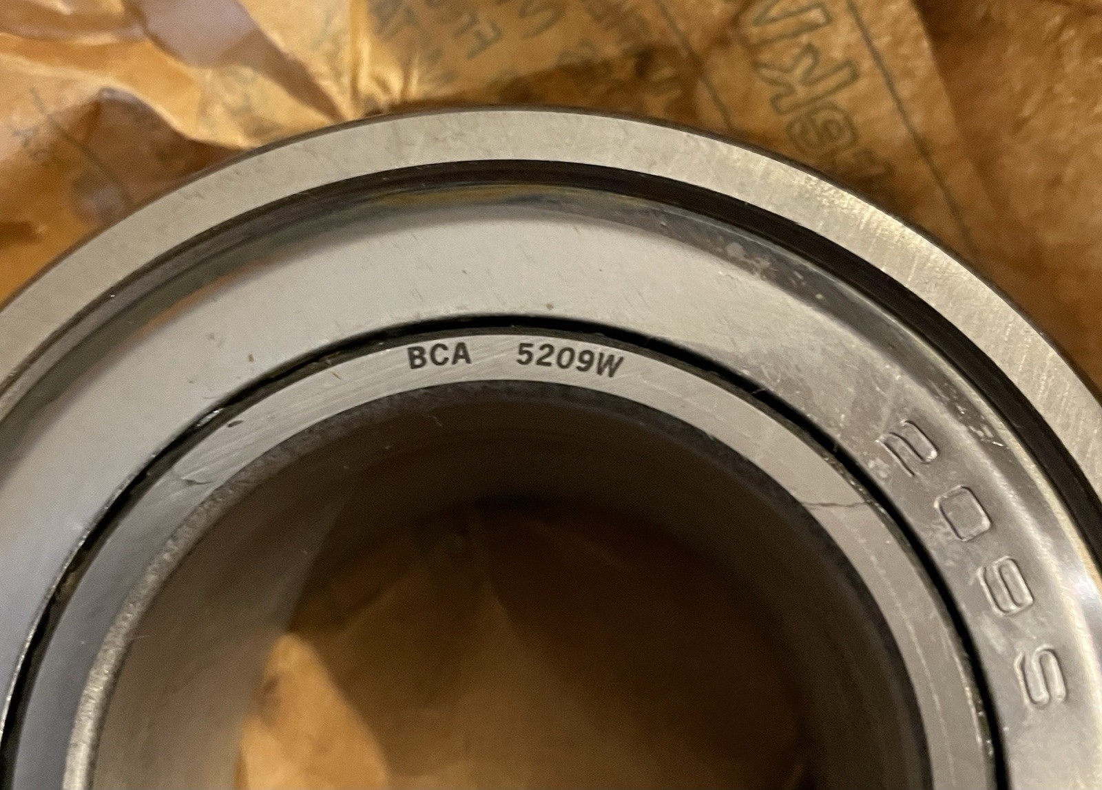 BCA 5209-W Shielded Angular Contact Ball Bearing