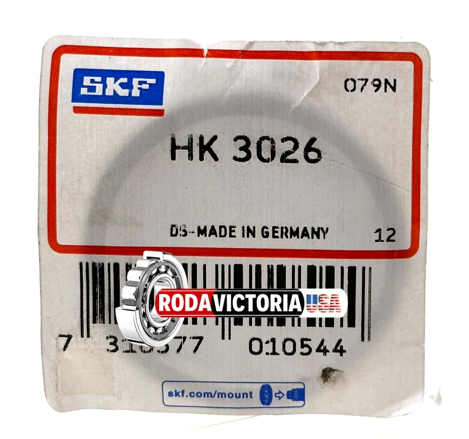 SKF HK3026 GERMANY NEEDLE ROLLER BEARING 30x37x26mm