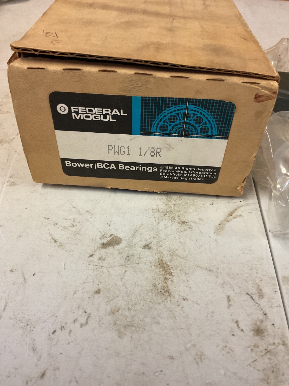Federal PWG178R 2-Bolt Flange Mounted Ball Bearing – 1.875″ ID X 2.1875″ Center