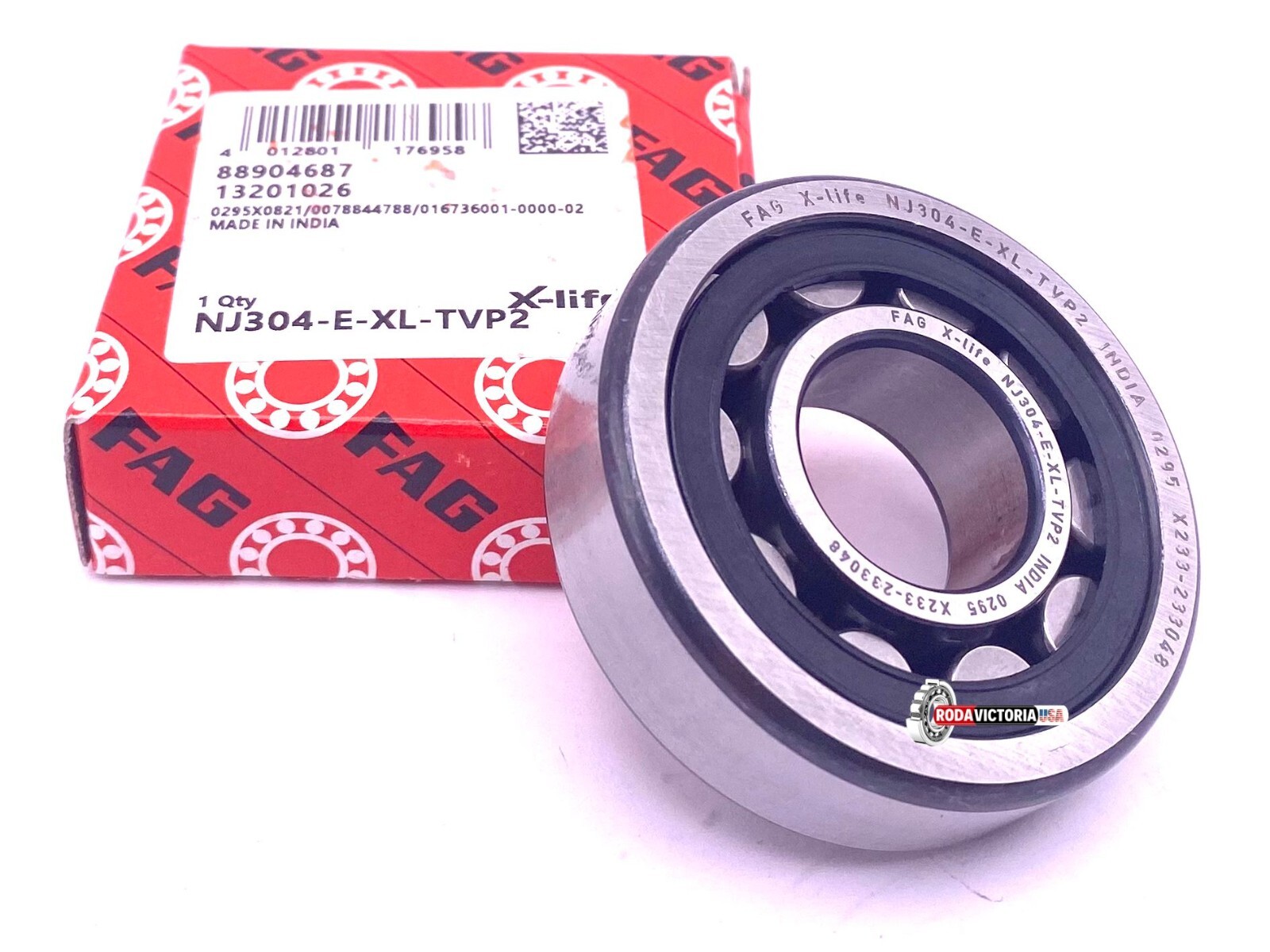 FAG NJ304 E XL TVP2 Cylindrical Roller Bearing 20x52x15 mm