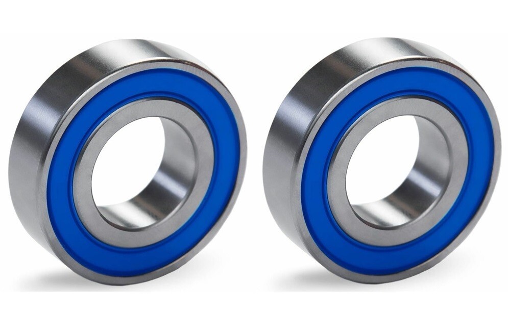 2-Pack 606 2-RS ABEC3 Rubber Sealed Deep Groove Ball Bearing 6 x 17 x 6mm EQM